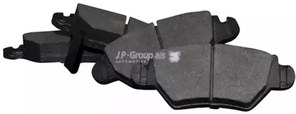 Комплект тормозных колодок, дисковый тормоз 1263700210 JP GROUP – фото